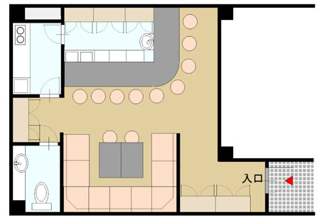 President Bldg.(ﾌﾟﾚｼﾞﾃﾞﾝﾄﾋﾞﾙ)2F飲食店舗 画像1