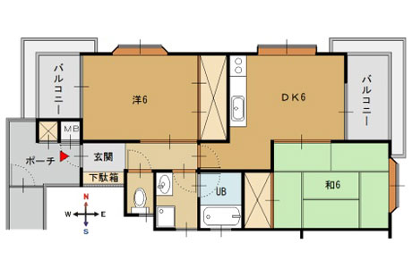 コートハウス高橋101 画像1 コートハウス高橋101 画像1