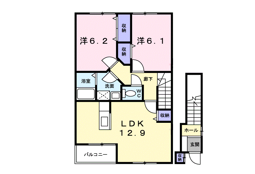 ガルテン ヒューゲルⅡ 202号室 画像1