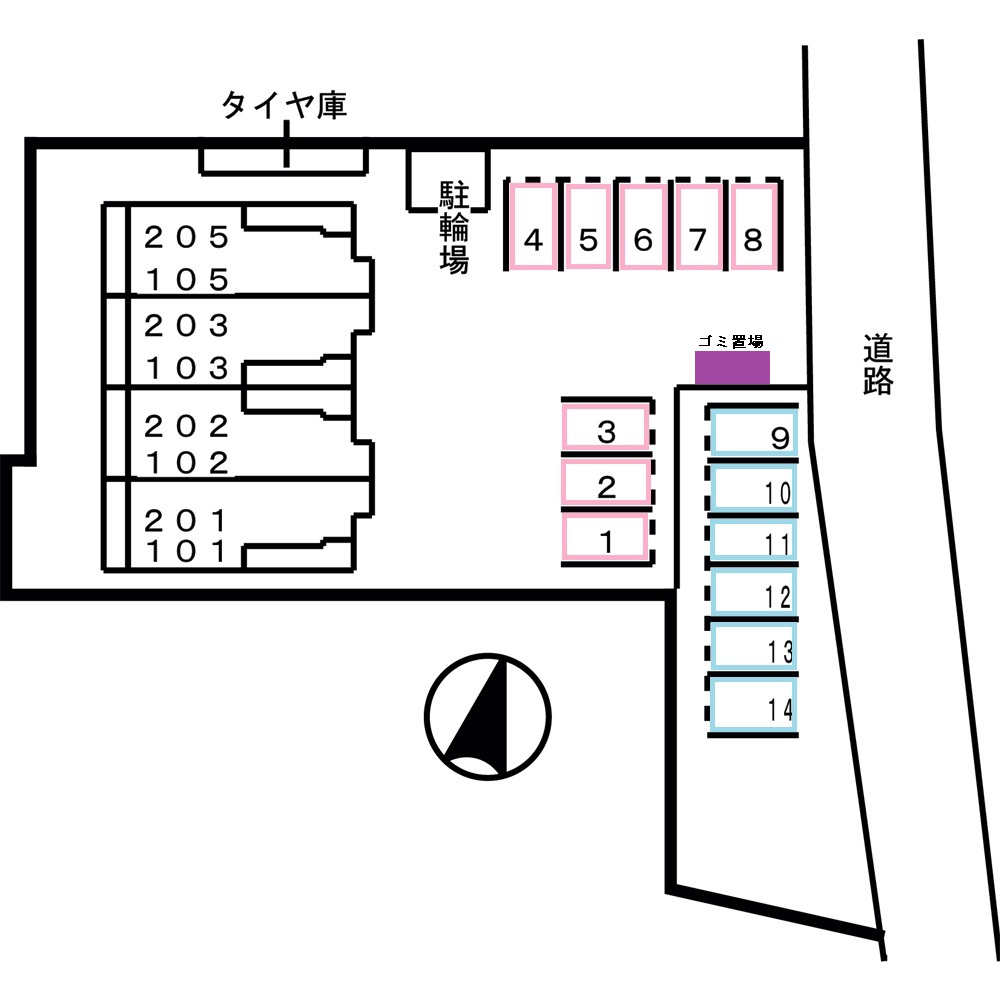 プレシャスコート 102号室 画像15 プレシャスコート 102号室 画像15