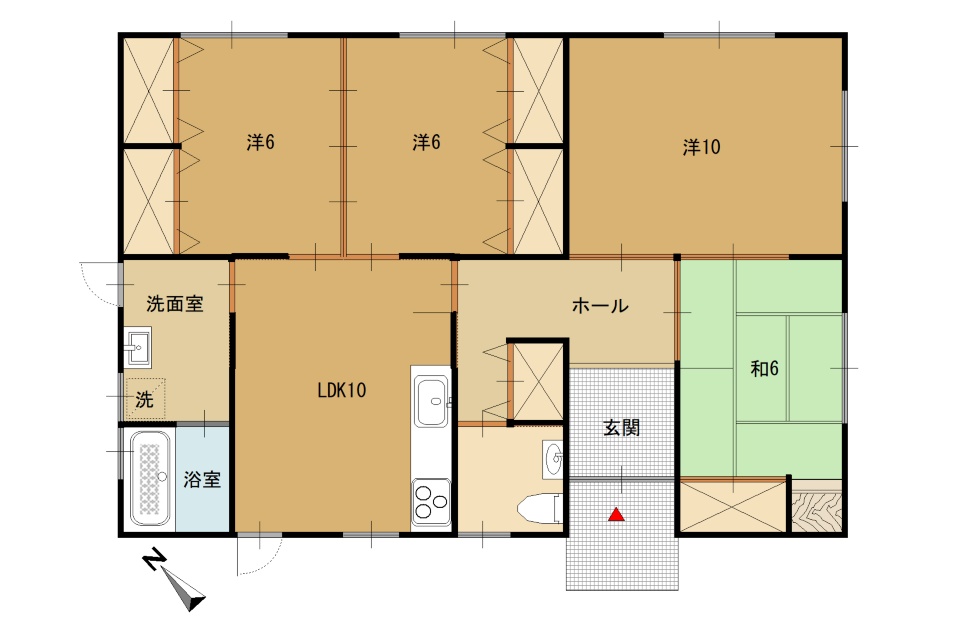 鹿原中古住宅 画像1