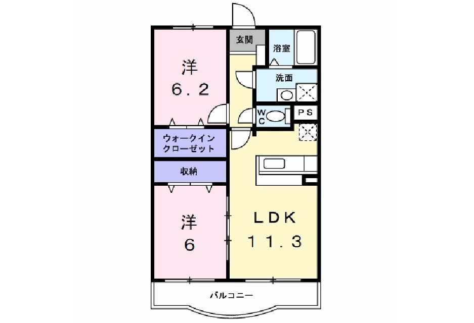 フラッツ ラ ローサ 302号室 画像1 フラッツ ラ ローサ 302号室 画像1