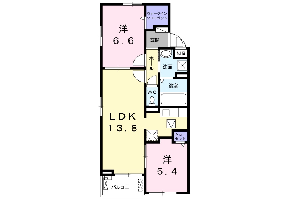メゾンモンターニュ103号室 画像1 メゾンモンターニュ103号室 画像1
