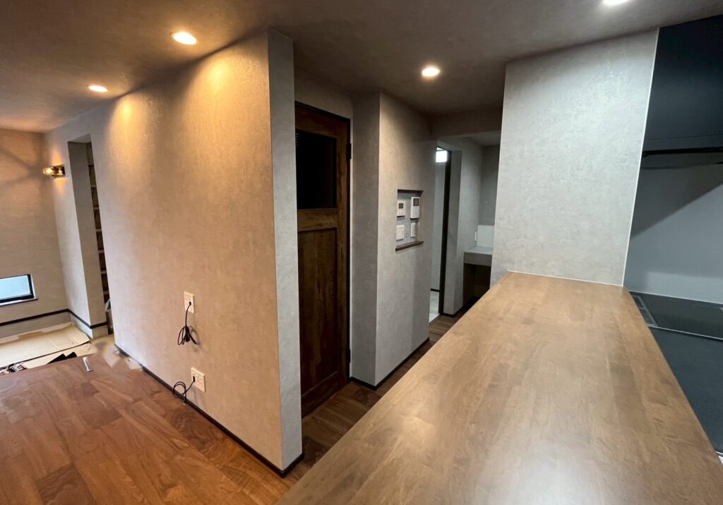 居住中つき新築時の内装写真になります