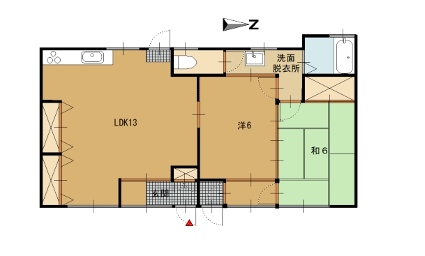 東田アパート 画像1