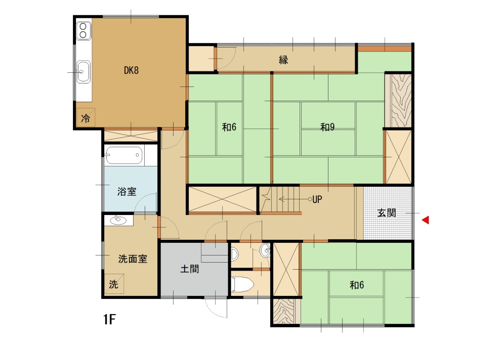 1F (間取) 1F (間取)