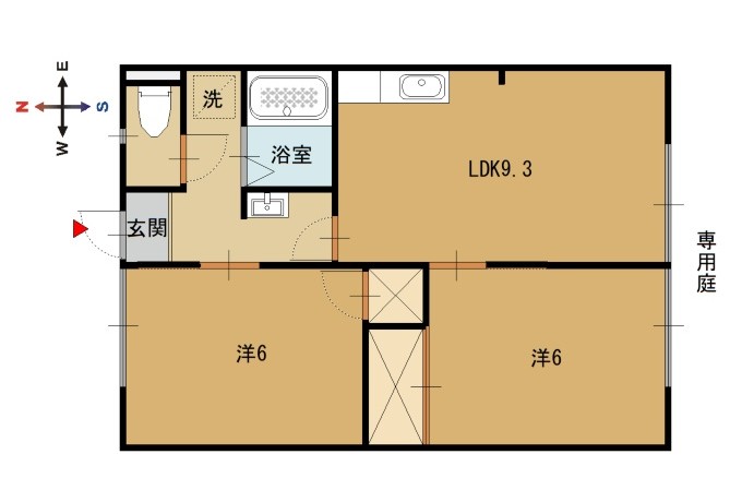 Domus（ﾄﾞﾑｽ）102（室内改装済） 画像1
