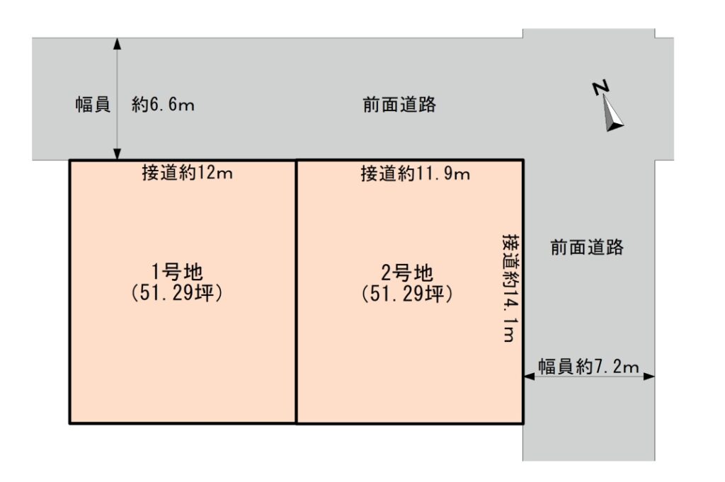 -商談中- 余部上売土地1号地 画像1