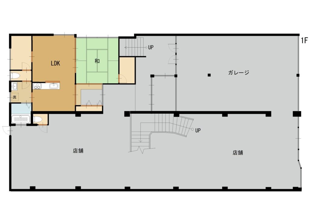 1F (間取) 1F (間取)