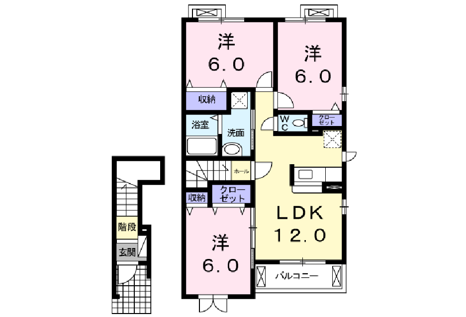 ラフレシール 205号室 画像1 ラフレシール 205号室 画像1