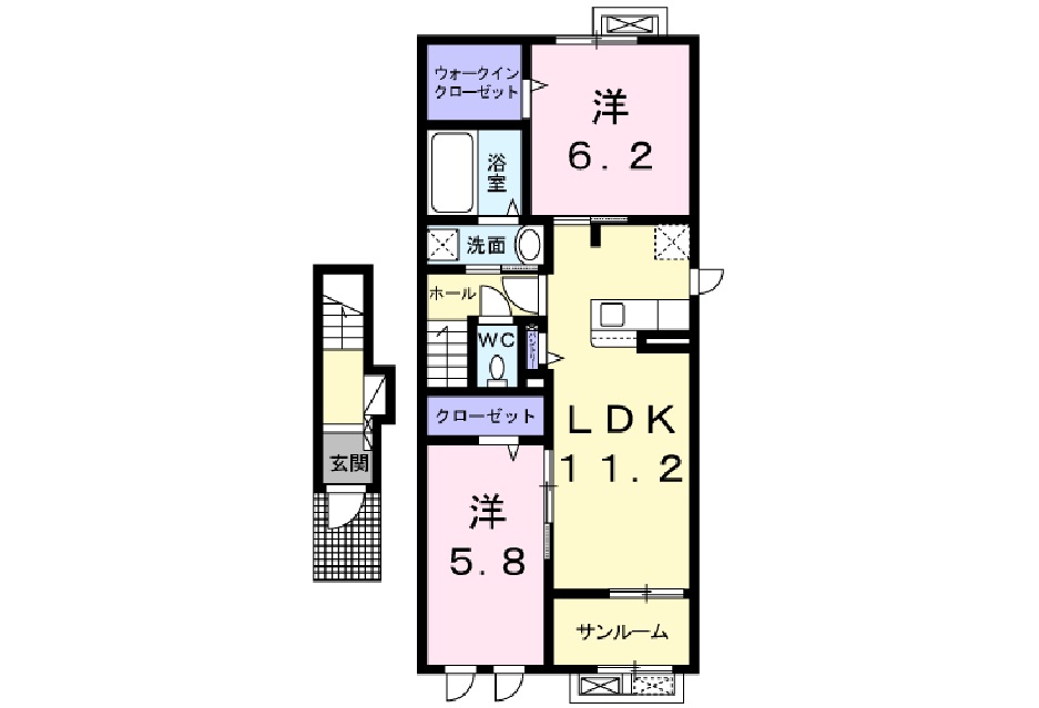 ヴェロ・クォーレ倉谷　105号室 画像1