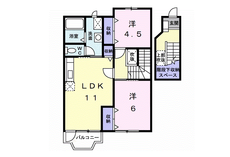 アンソレイエ 203号室 画像1