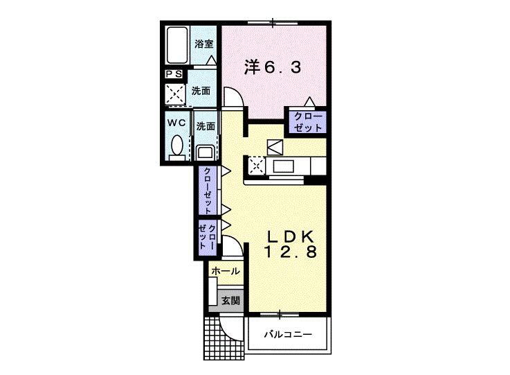 オベルジュ舞 102号室 画像1