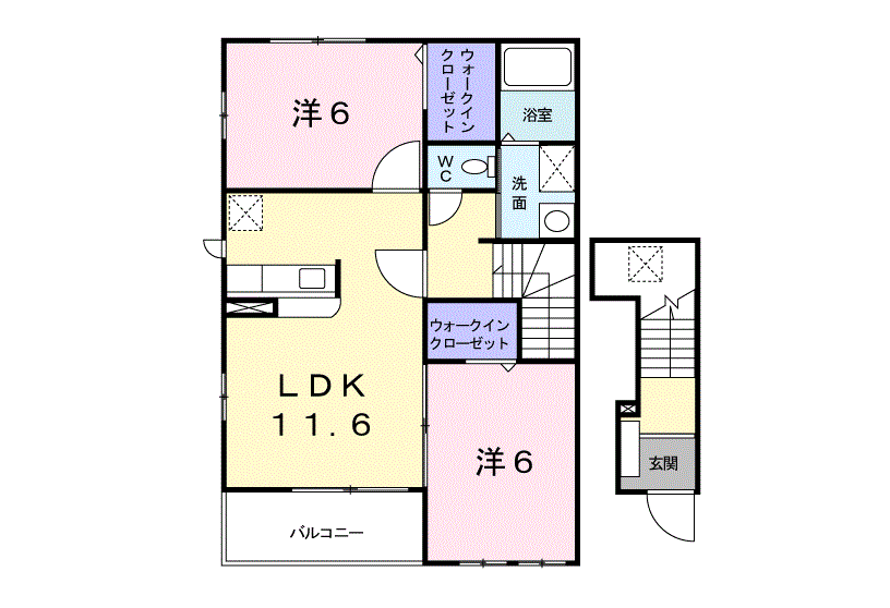 カルム ジェルメ 201号室 画像1 カルム ジェルメ 201号室 画像1