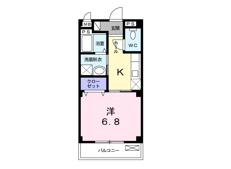 ヴィラオ岡崎 201号室 画像1