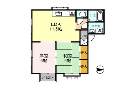 コーポラス堀江 201 画像1