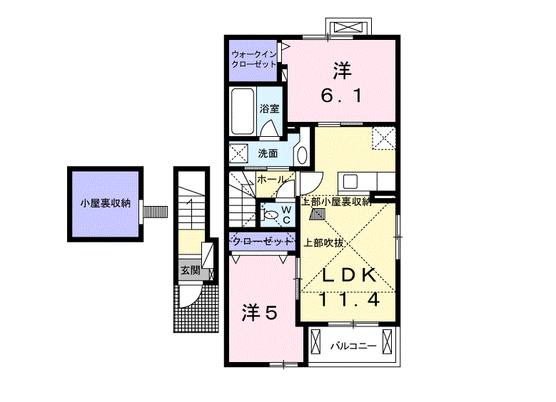 ジュネス岡崎 206号室 画像1