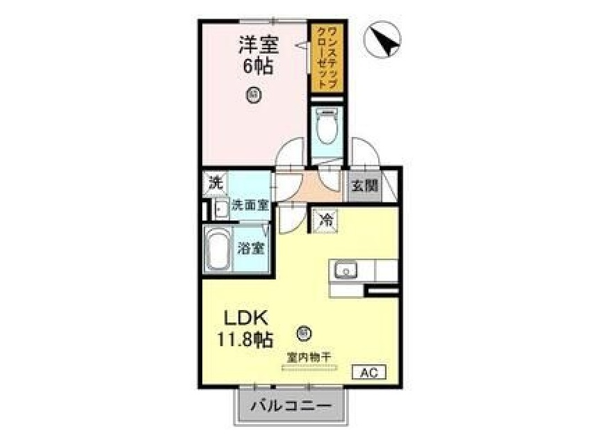 カサ・マールK A棟 202 画像1