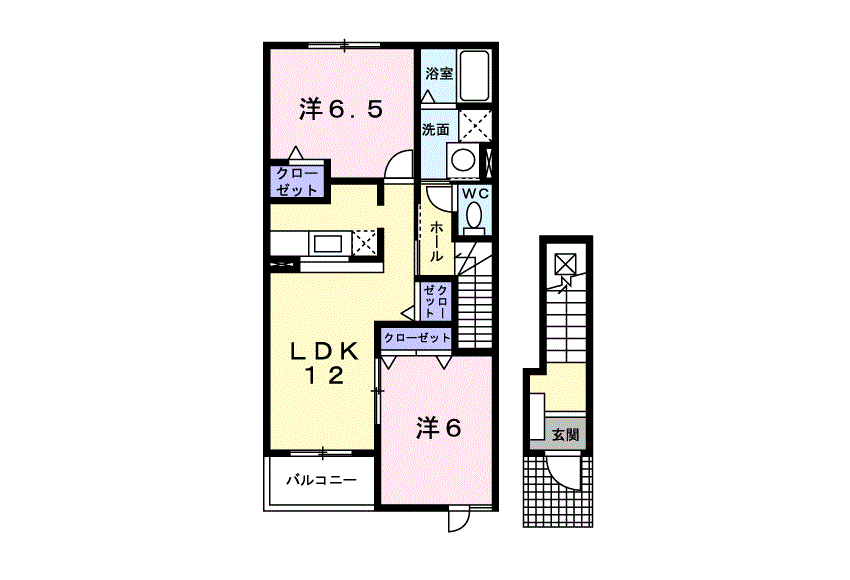 ウエストⅡ 203号室 画像1
