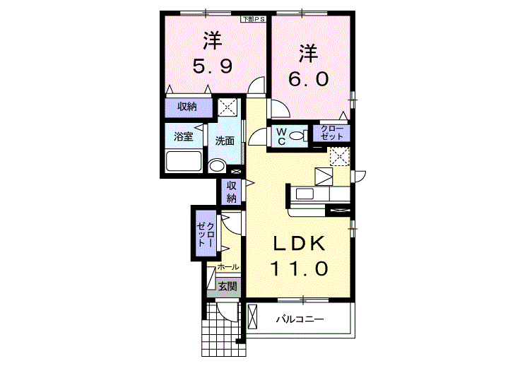 ラフレシール 105号室 画像1 ラフレシール 105号室 画像1