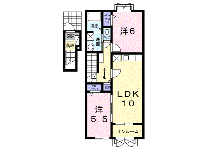 ローベルジュ 203号室 画像1