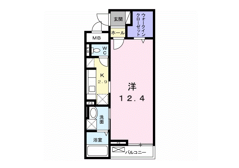 グレンディールみなと 101号室 画像1