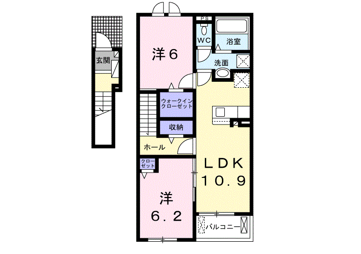 アウフヘーベンⅡ 202号室 画像1