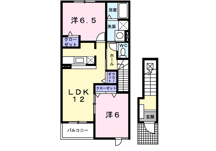 アルモニーハイツⅠ 201号室 画像1