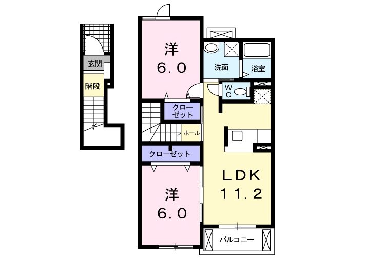 ベニッシモB　202号室 画像1