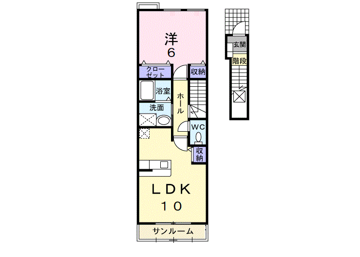 グラシオッソB 202号室 画像1
