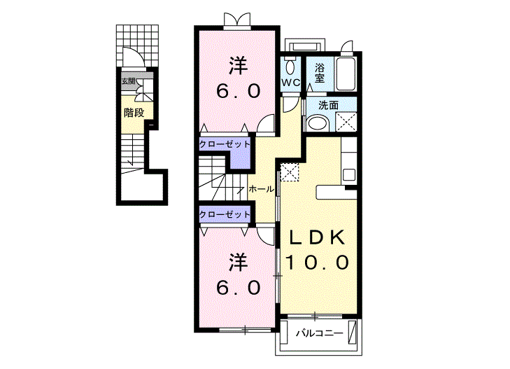 アプローズＳ・Ｔ 201号室 画像1