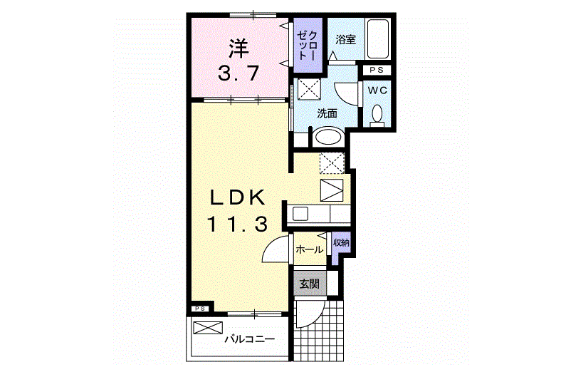 母屋 102号室 画像1