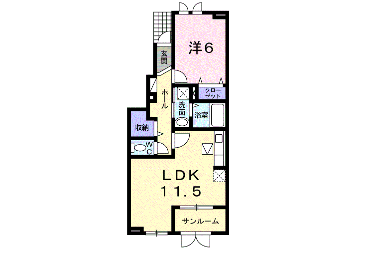 ローベルジュ 102号室 画像1
