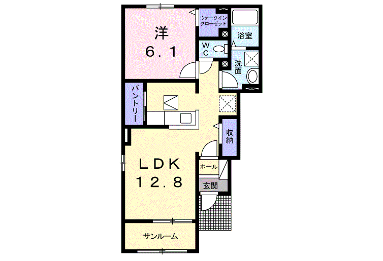 オベルジュ 京101号室 画像1