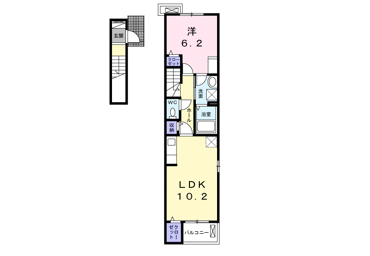 サクラーレ 201号室 画像1 サクラーレ 201号室 画像1