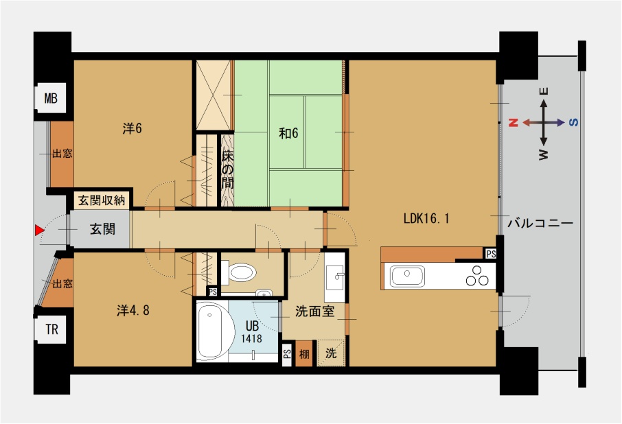 ワイズグラン舞鶴2F 画像1