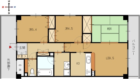 パルフレア　201号室 画像1