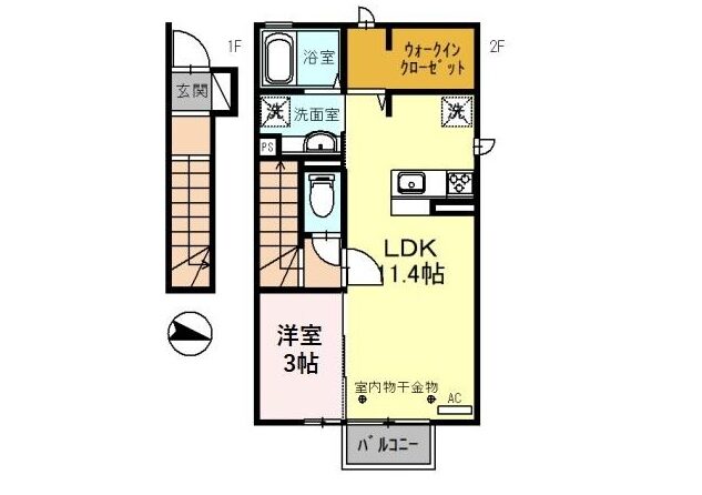 ラスールB棟 B201 画像1