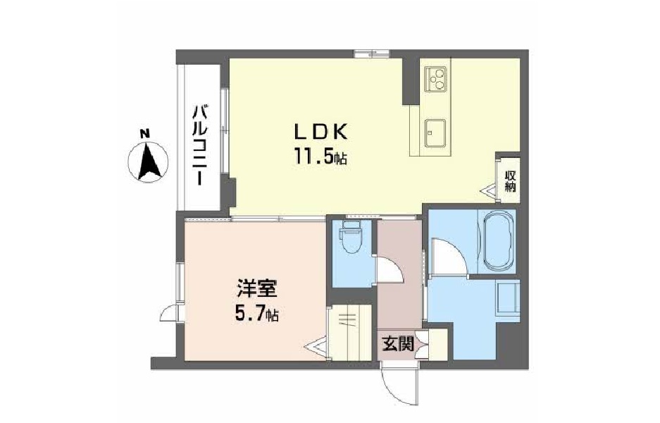 シャーメゾン南田辺101 画像1