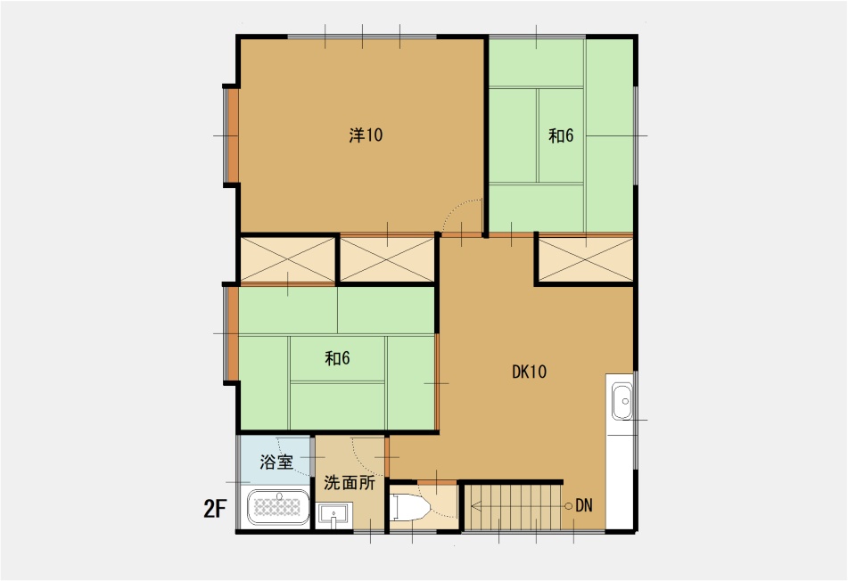金屋町中古住宅（借地） 画像3