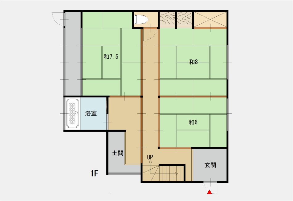 金屋町中古住宅（借地） 画像1