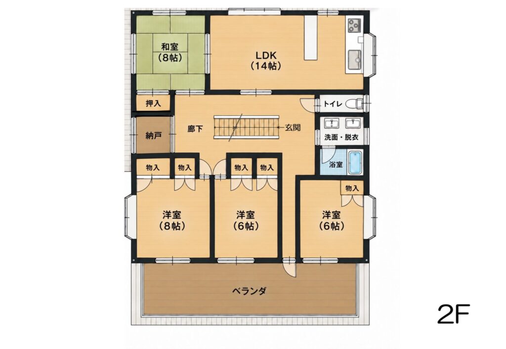 行永東町貸家(2・3F) 画像1 行永東町貸家(2・3F) 画像1