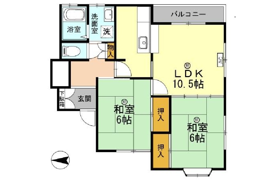 コーポユタカ 202 画像1