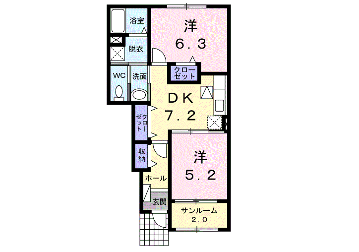 ラフォレスタ 102号室 画像1 ラフォレスタ 102号室 画像1