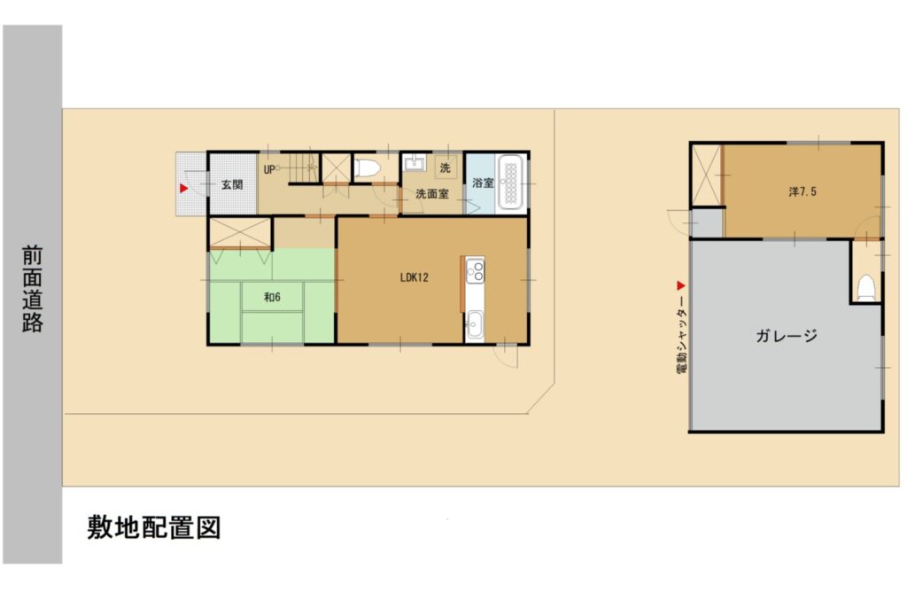大内ガレージ付き中古住宅 画像1 大内ガレージ付き中古住宅 画像1