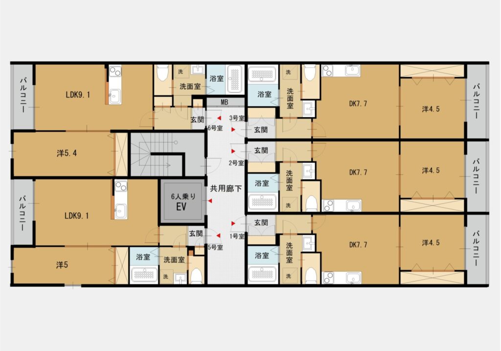 【新築】ラス・パルマス浜四条 Atype1F 画像5 【新築】ラス・パルマス浜四条 Atype1F 画像5